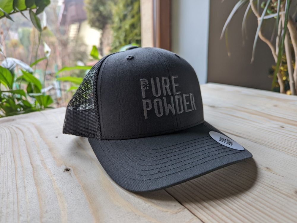 Pure powder retro trucker