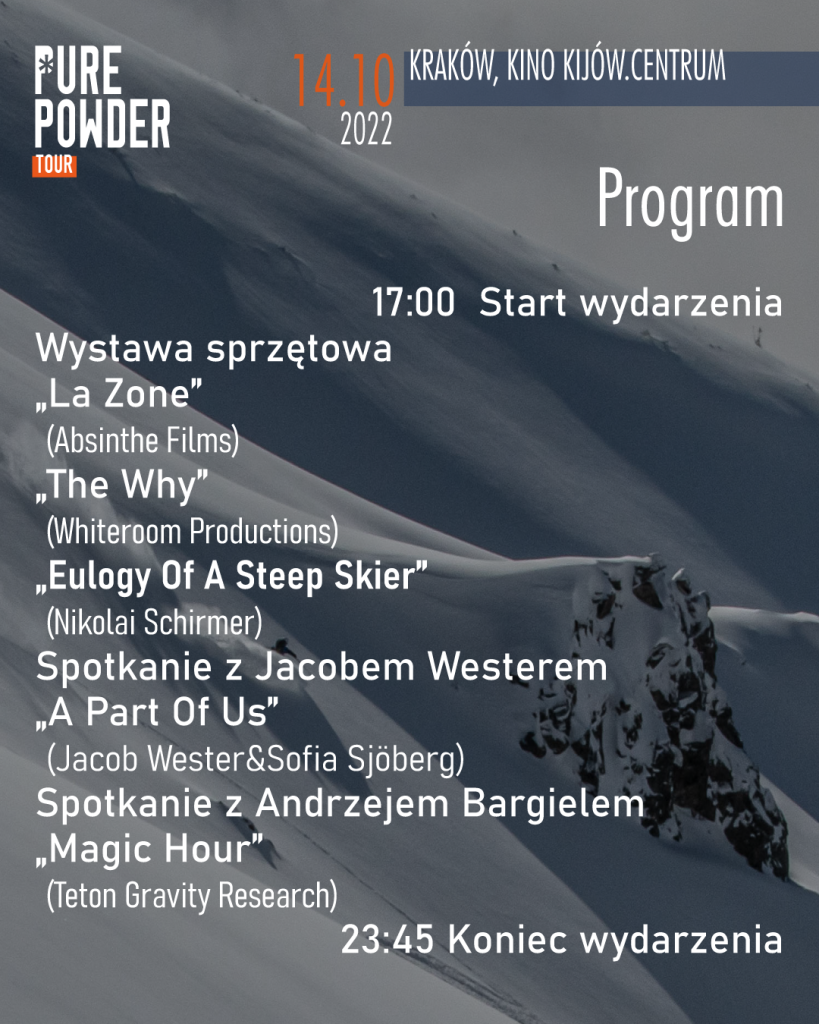 PURE POWDER TOUR KRAKÓW 2022
